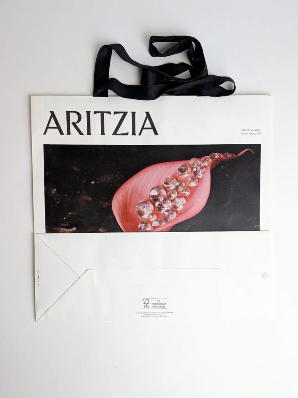 Lot of 4 Aritzia Artist Shopping Bags Gregory Crewdson Carlijn Jacobs Murphy